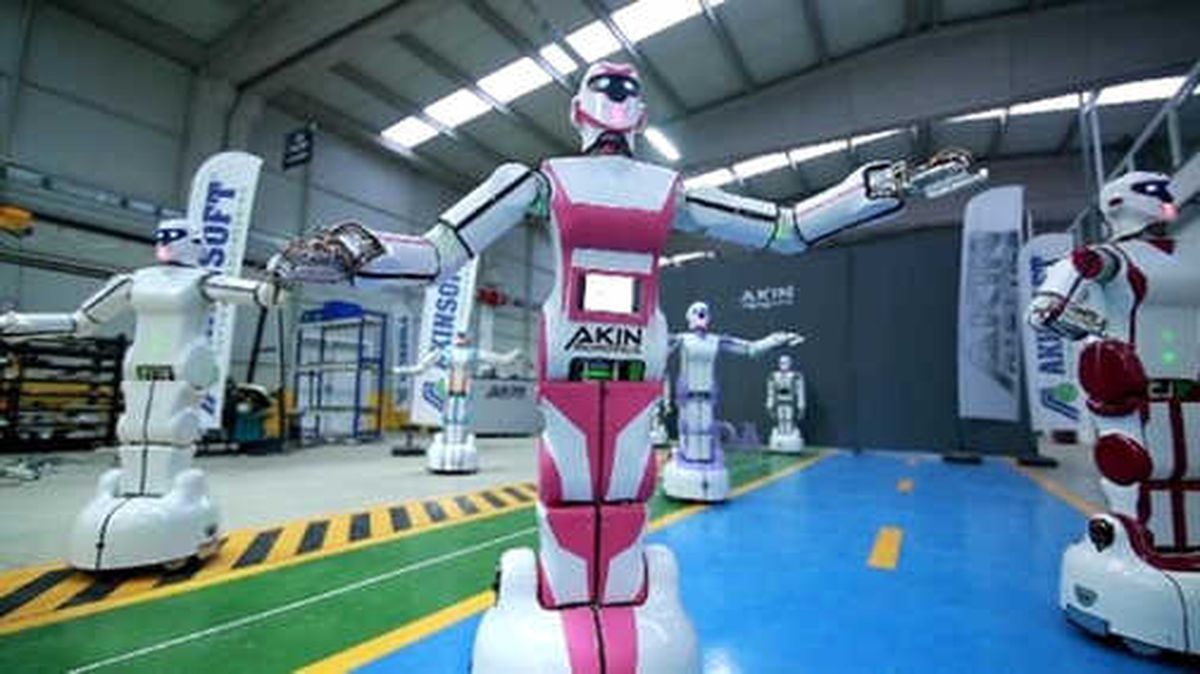 Türkiye\'de Üretilen İnsansı Robot, \'Erik Dalı\' Oynuyor