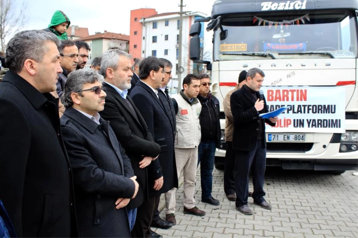 Bartın\'dan Suriye Halkına 1 Ton Un Yardımı Yola Çıktı