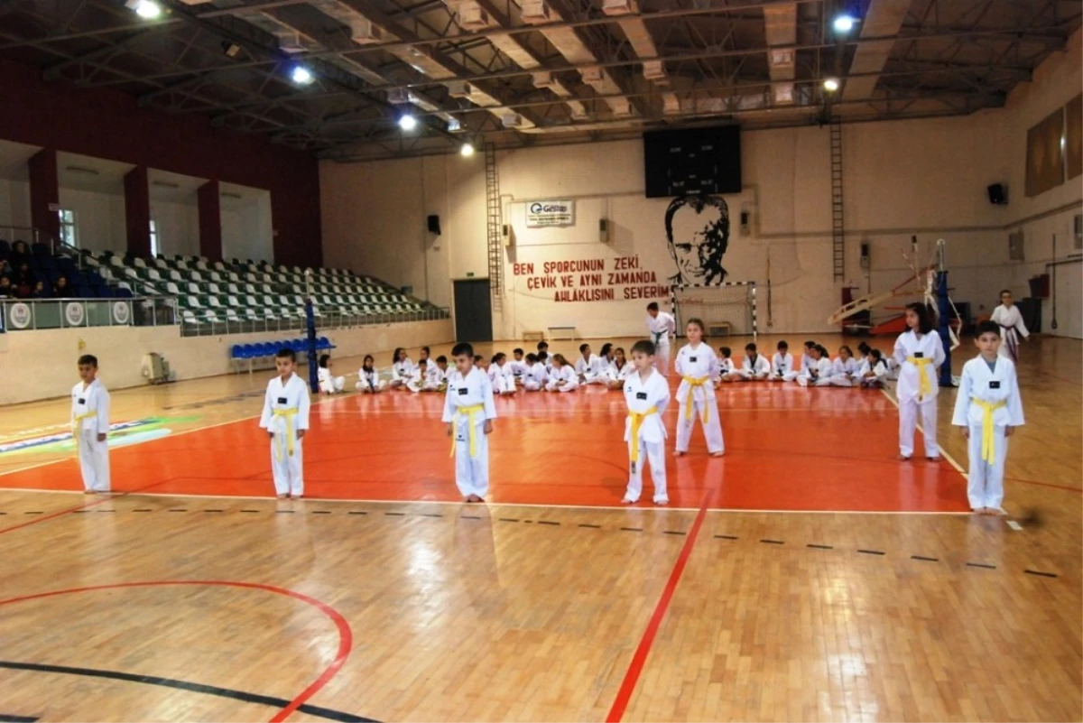Çanakkale\'de Taekwondocular Ter Döktü