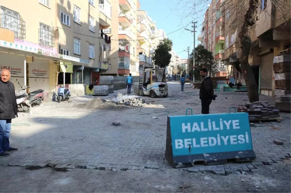 Selahaddin Eyyubi\'de Beton Parke Çalışması