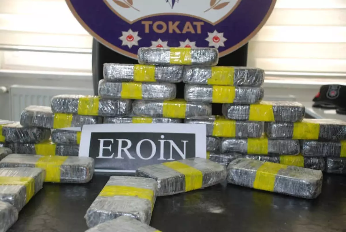 Tokat\'ta 17 Kilogram Eroin Ele Geçirildi