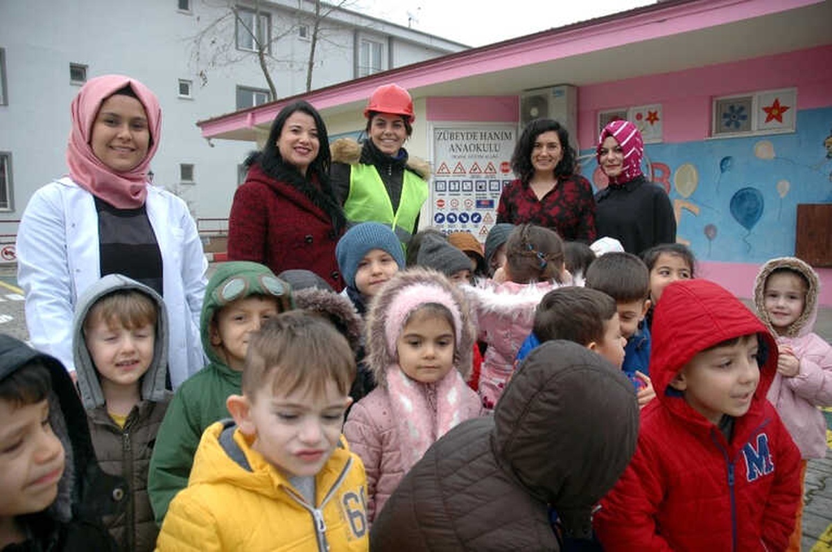 214 Minik Öğrenci Yangına Karşı Eğitildi