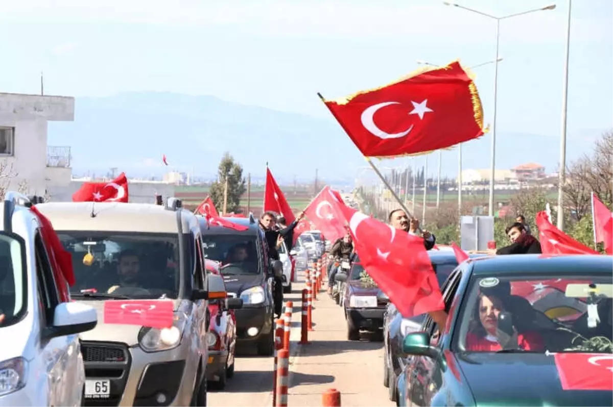 300 Araçlık Konvoy Afrin Harekatına Destek Verdi