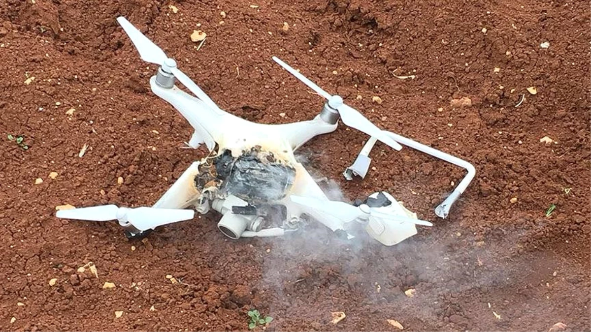 Afrin\'de Terör Örgütüne Ait Drone Düşürüldü