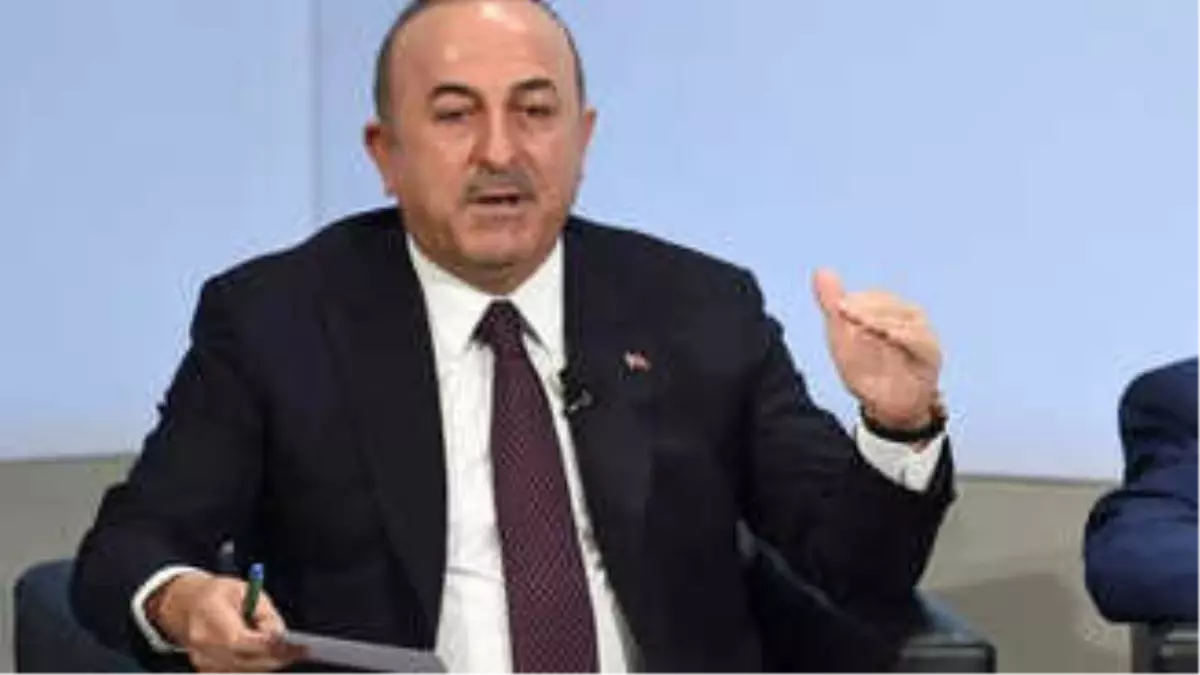 Çavuşoğlu: ABD Ypg\'ye Yardımı Kesmeli ve Sözünü Tutmalı