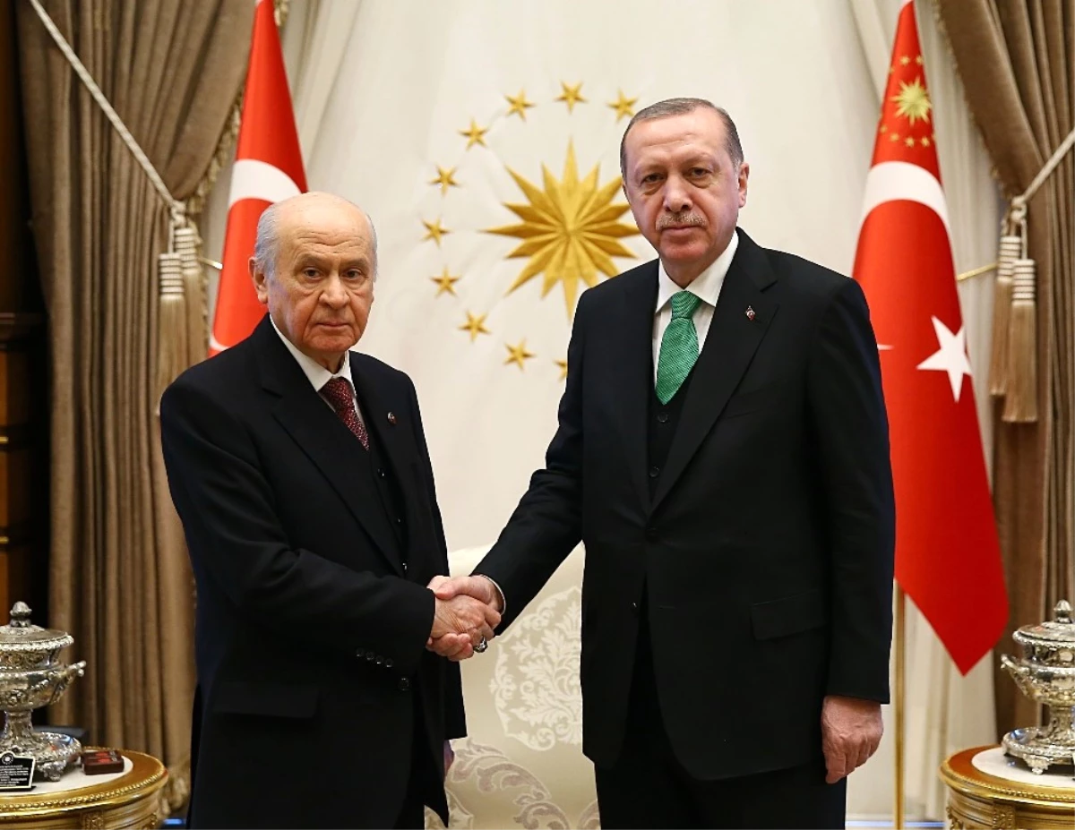 Cumhurbaşkanı Erdoğan, MHP Lideri Bahçeli\'yi Kabul Etti