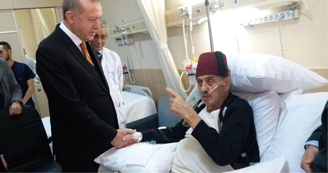 Erdoğan\'ın, Kadir Mısıroğlu\'na Hastanede Gerçekleştirdiği Ziyaretinin Fotoğrafı Ortaya Çıktı