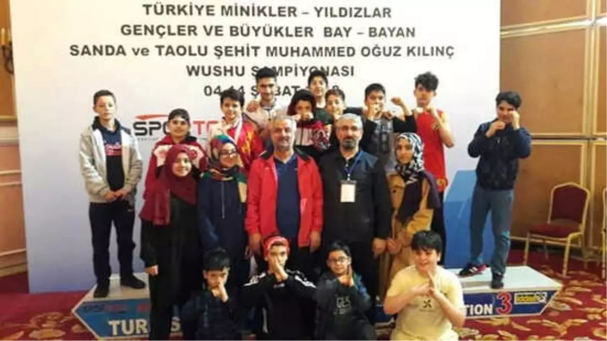 Malatyalı Sporcular Wushu Şampiyonasından Dereceyle Döndü