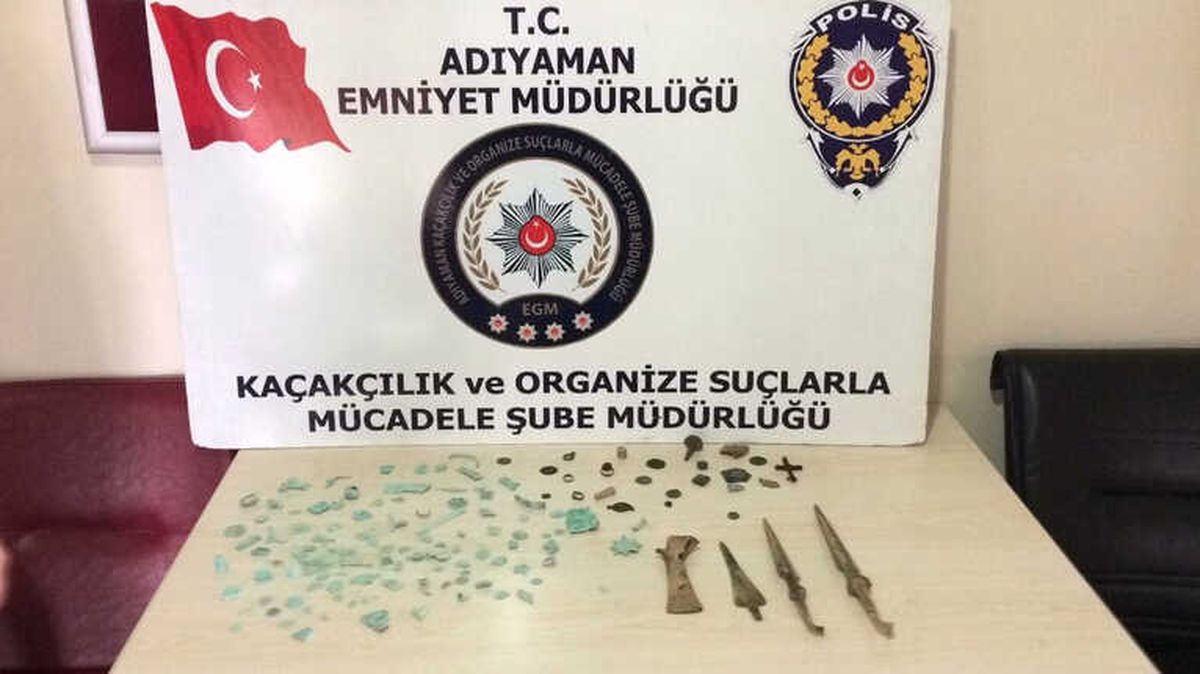Adıyaman\'da 144 Parça Tarihi Eser Ele Geçirildi