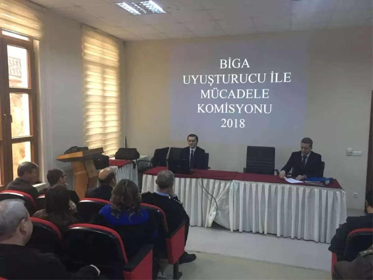 Biga\'da Uyuşturucu ile Mücadele Toplantısı Yapıldı