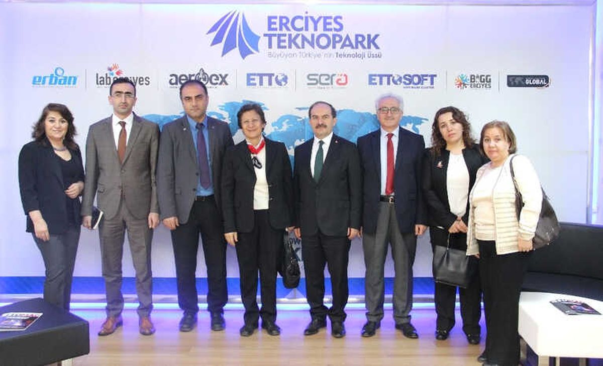 Bilim ve Teknoloji Genel Müdürü Doç.dr.elife Ünal Erciyes Teknopark\'ı Ziyaret Etti