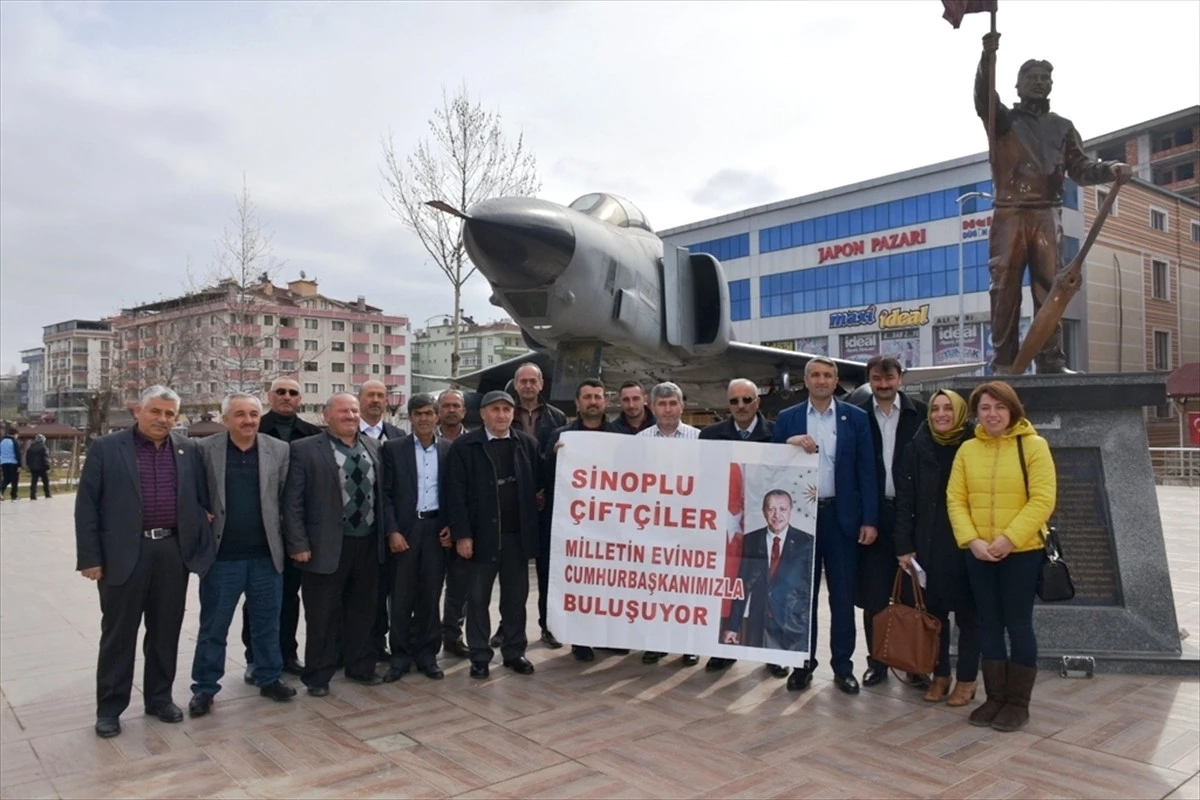 Boyabatlı Çiftçiler Ankara\'ya Gitti