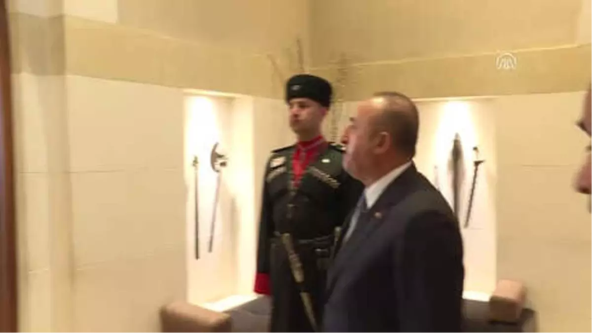 Dışişleri Bakanı Çavuşoğlu, Ürdün Kralı 2. Abdullah\'la Görüştü