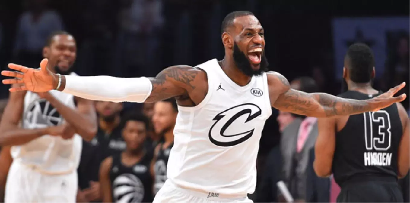 Nba All-Star Maçını Lebron James\'in Takımı Kazandı