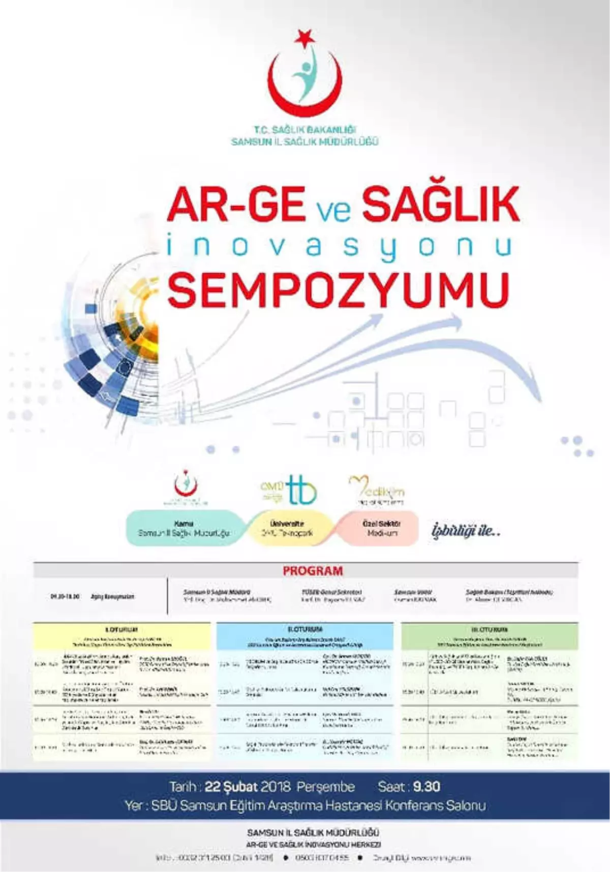 Samsun\'da "Ar-Ge ve Sağlık İnovasyonu Sempozyumu" Yapılacak