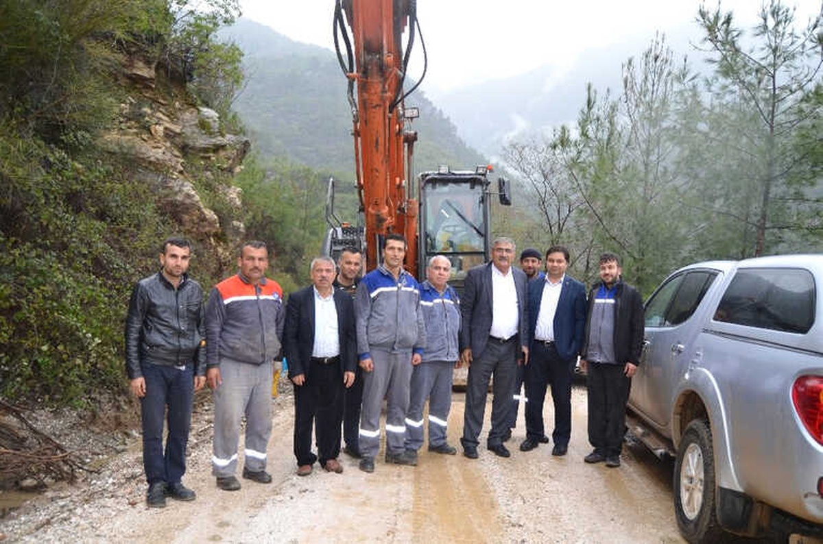 Alanya\'nın Süleymanlar ve Asmaca Mahalle Yolları Yapılıyor