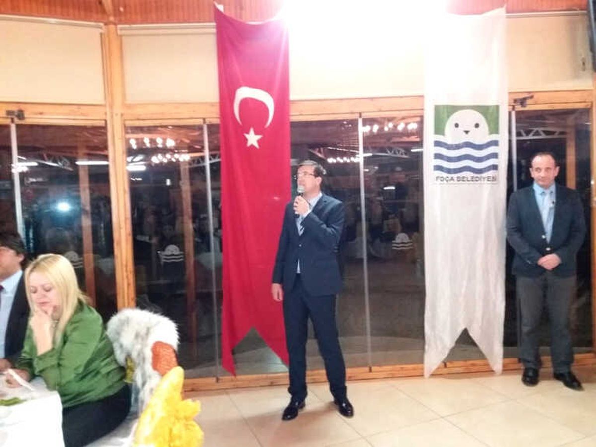 Foça Emniyet Müdürü Yasin Uğurtaş İçin Veda Yemeği