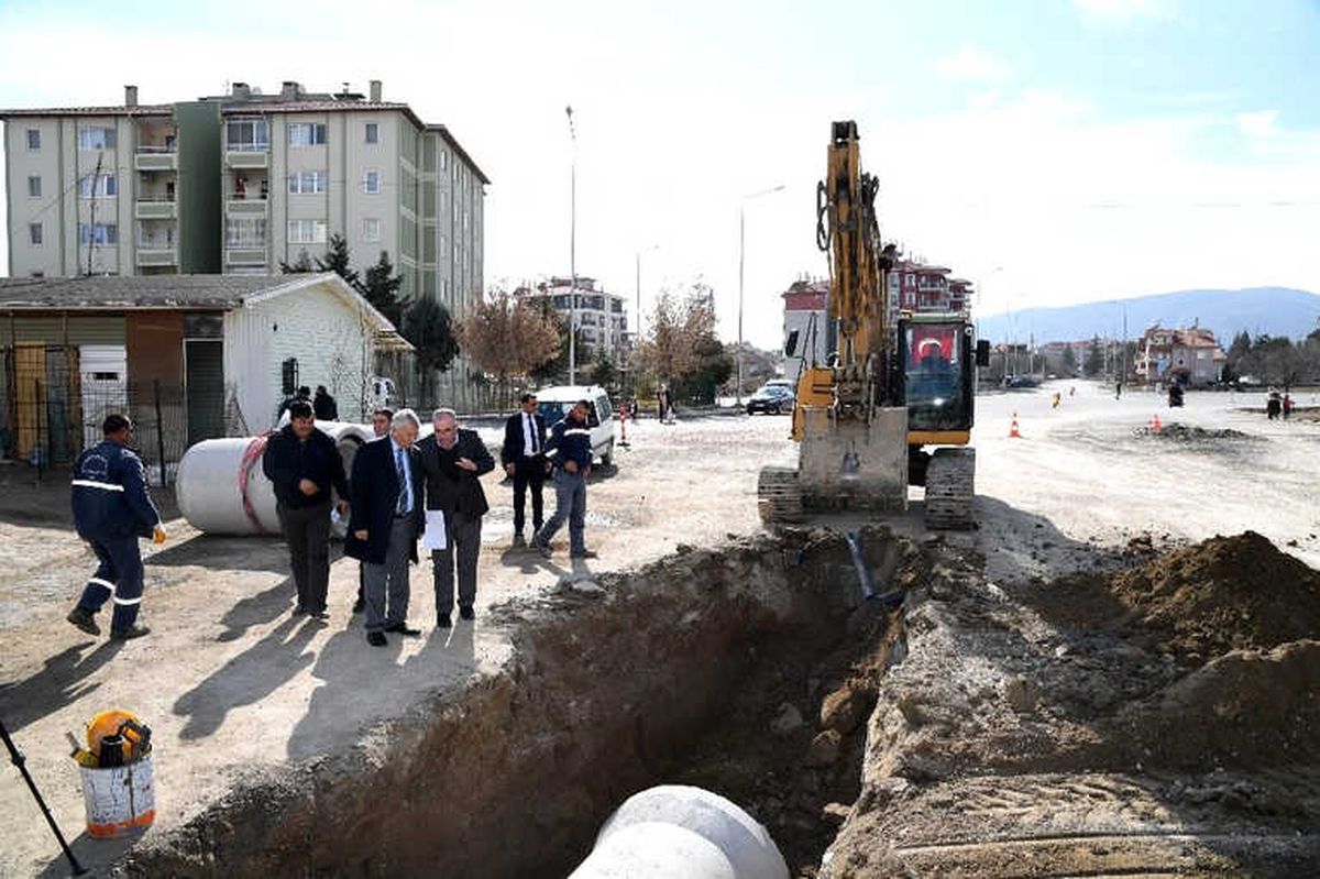 Günaydın, Altyapı Çalışmalarını İnceledi