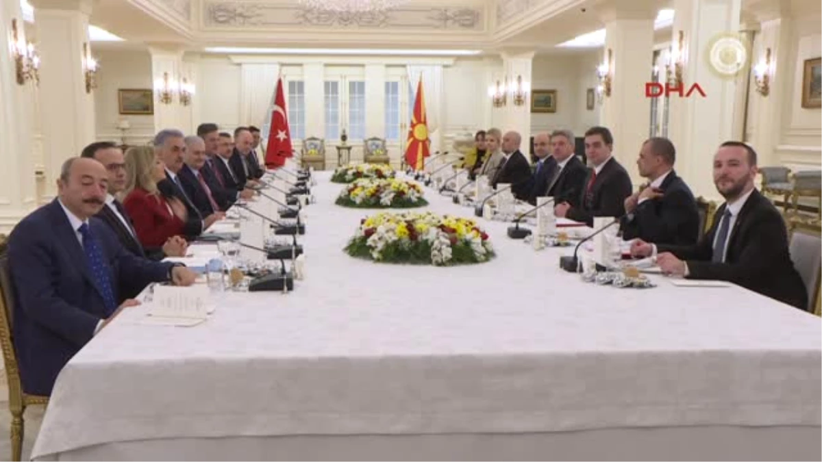 Makedonya Cumhurbaşkanı Gyorge İvanov Çankaya Köşkü\'nde