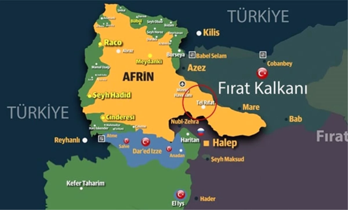 Esad ile PYD Tel Rıfat\'ta Terörist Koridoru Açılması İçin Pazarlık Yapıyor