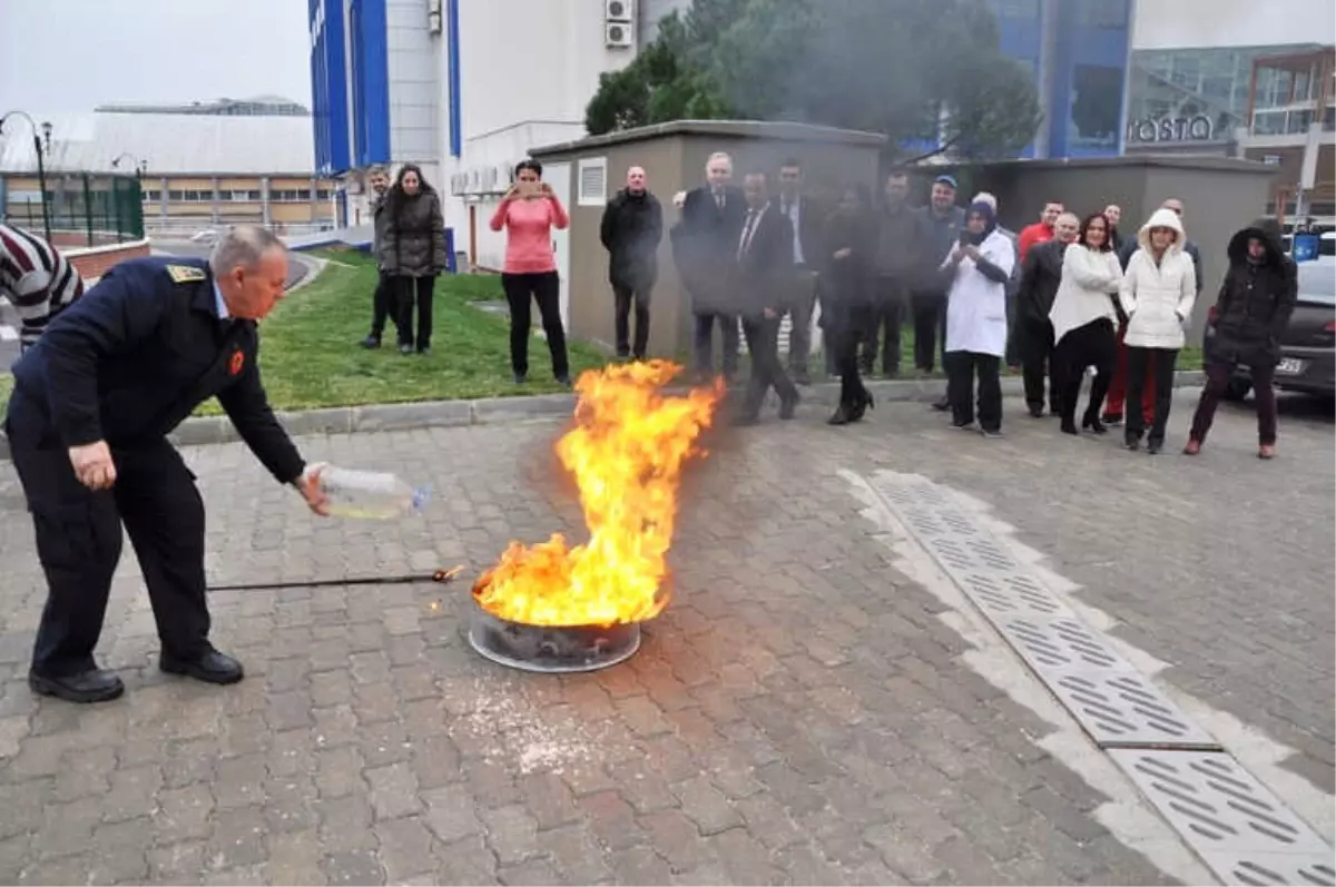 Gençlik Hizmetleri Müdürlüğü Çalışanlarına Temel Yangın Eğitimi