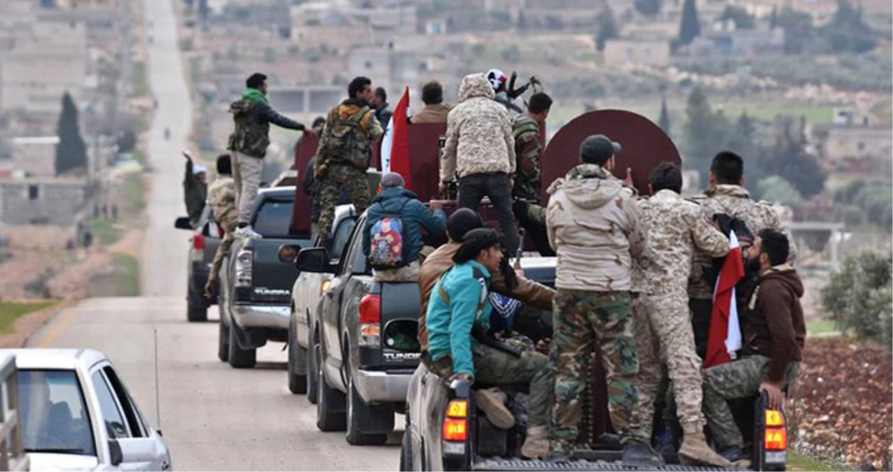 BBC: Esad Rejimine Bağlı 500 Kişilik Askeri Birlik Afrin\'e Girdi!