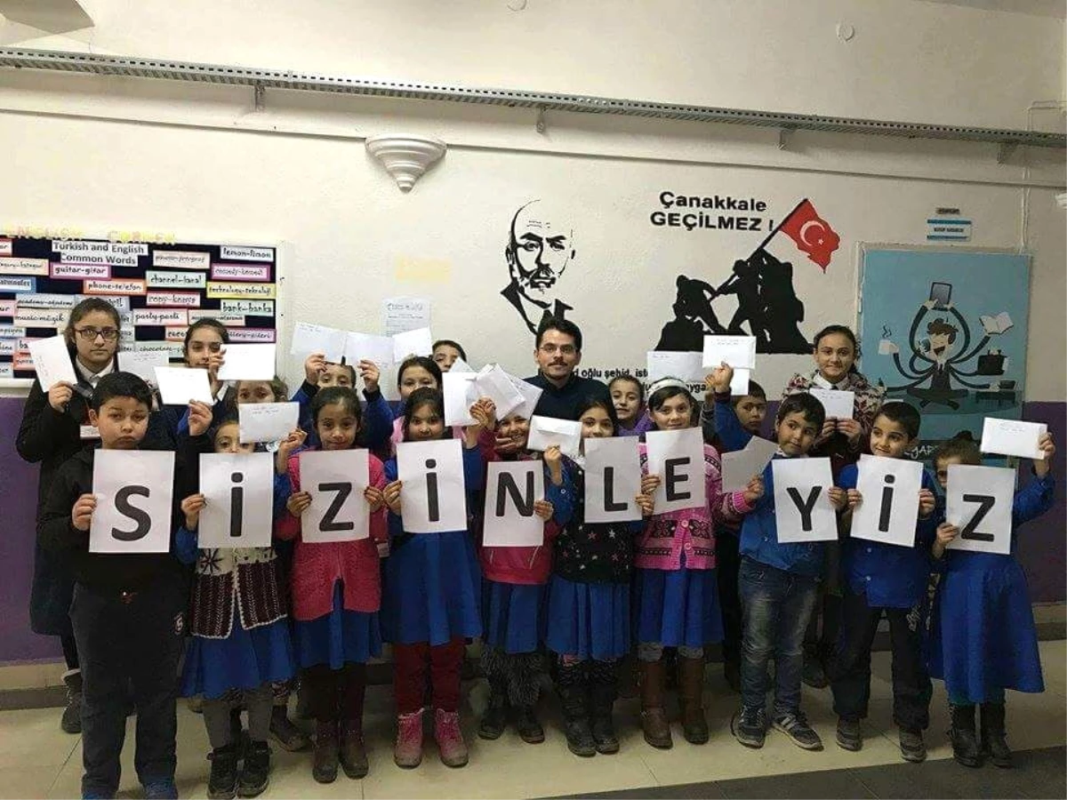 Afrin\'de Görev Yapan Mehmetçiklerden Öğrencilere Mektup