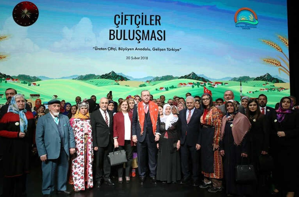 Bitlisli Çiftçiler Cumhurbaşkanı Erdoğan ile Buluştu