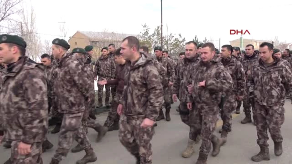 Erzurum Özel Harekat Polisleri, Dualar ve Tekbirlerle Uğurlandı