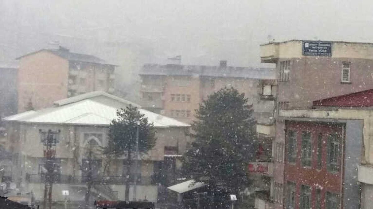 Hakkari\'de Kar ve Sis Etkili Olmaya Başladı