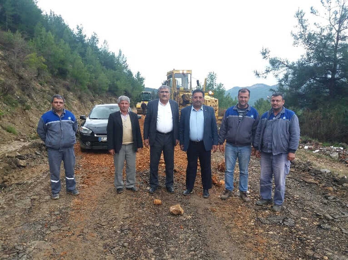 Manavgat Yaylaalan Yolu Asfalta Hazırlanıyor