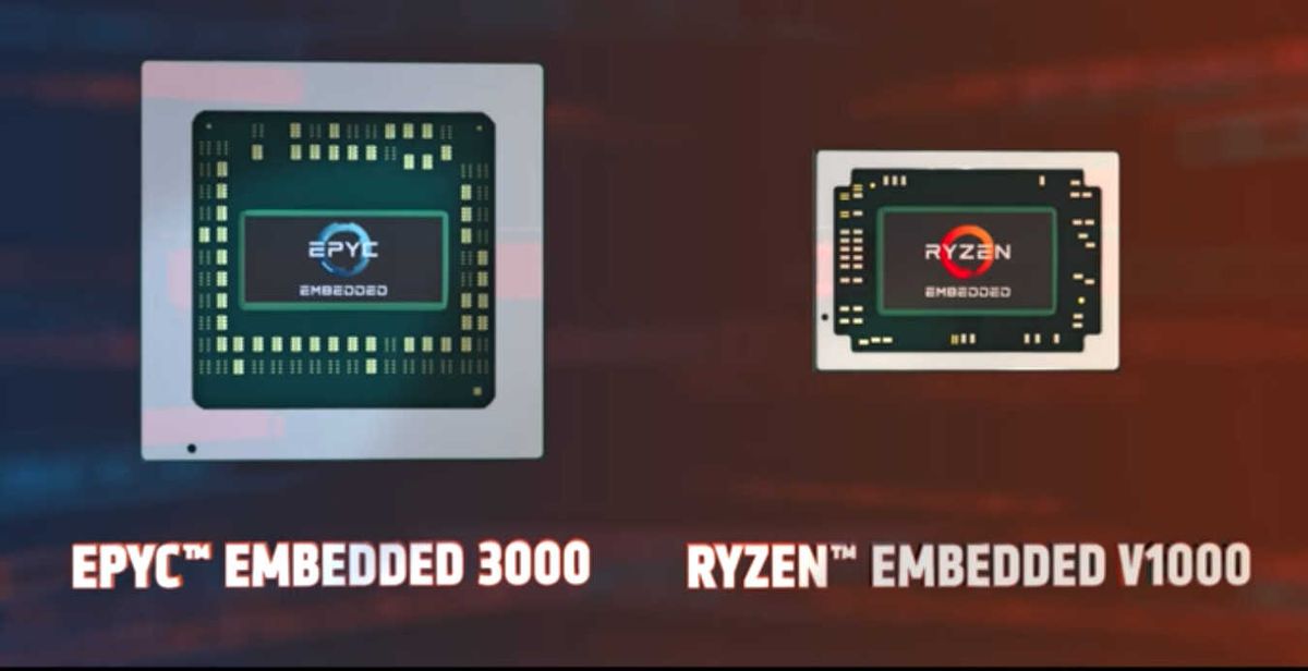 Amd Epyc Embedded ve Ryzen Embedded İşlemcileri Duyurdu