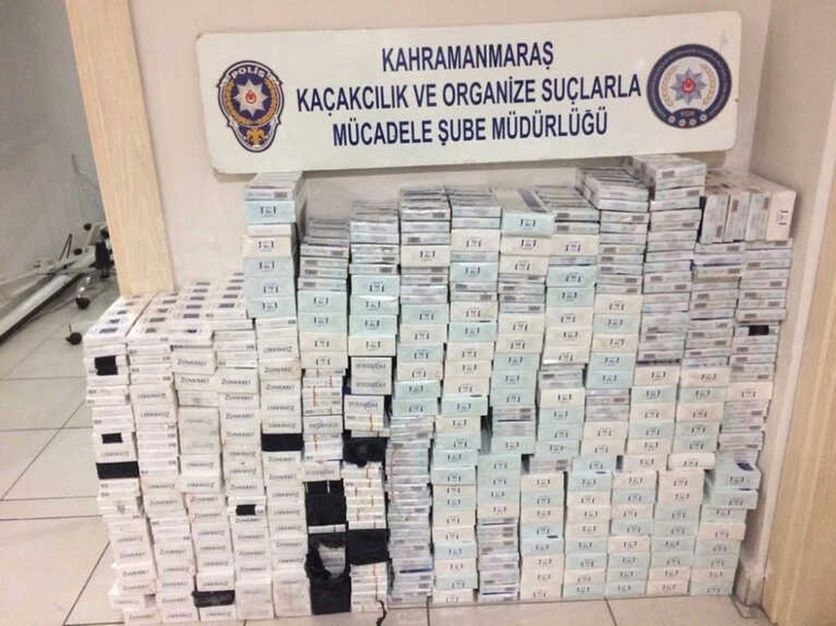 Kahramanmaraş\'ta Kaçak Sigara Operasyonu