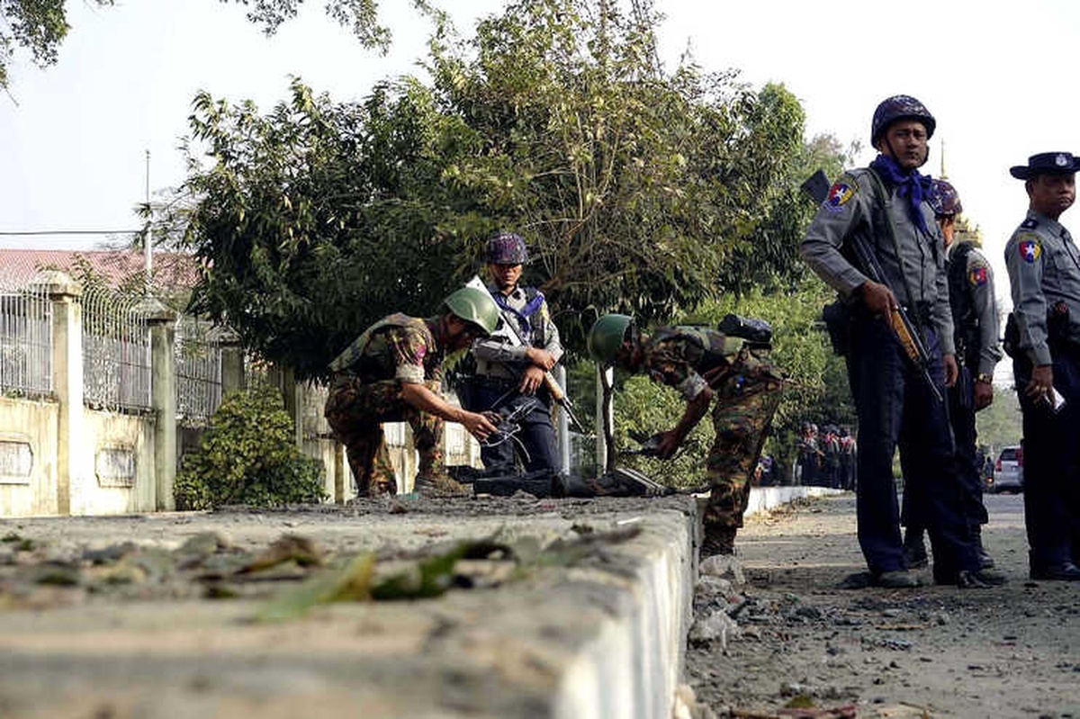 Arakan\'da 3 Farklı Noktada Bombalı Saldırı