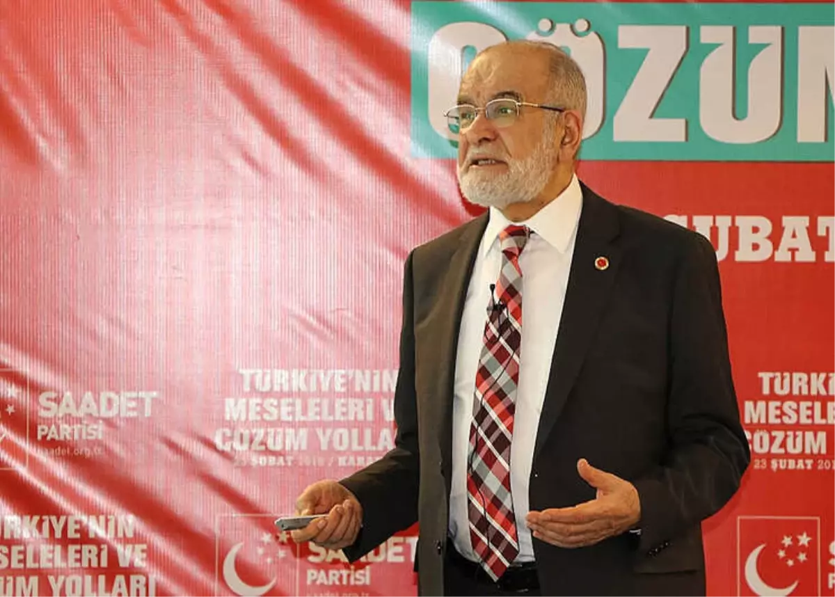 "Abdullah Gül Adayınız mı Olacak?" Sorusuna Karamollaoğlu\'ndan Yanıt