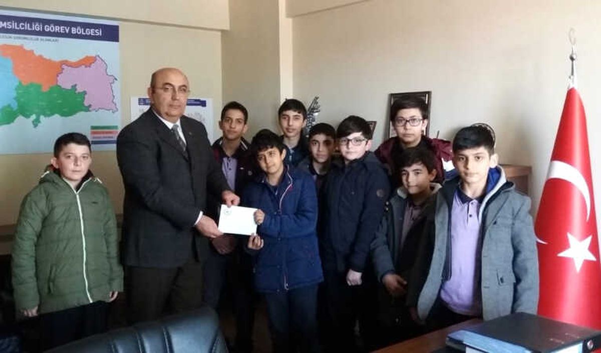 Kazım Karabekir İmam Hatip Ortaokulu Öğrencilerinden Anlamlı Bağış