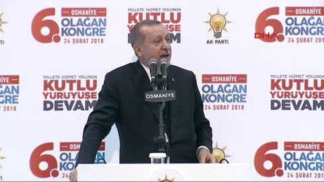 Osmaniye-Cumhurbaşkanı Erdoğan AK Parti İl Kongresi'nde ...