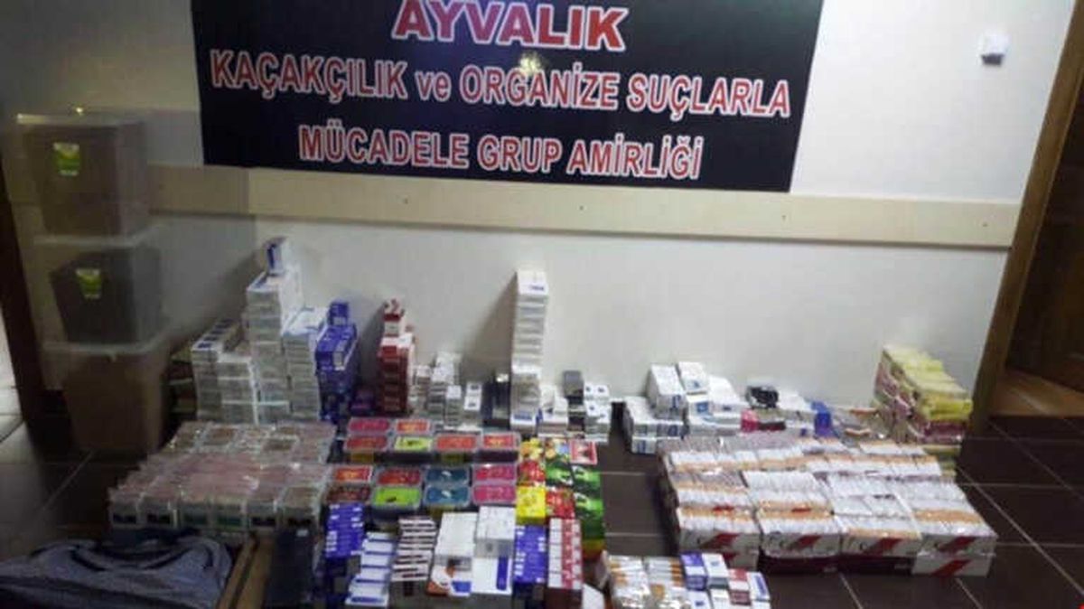 Balıkesir\'de Kaçak Sigara Operasyonu