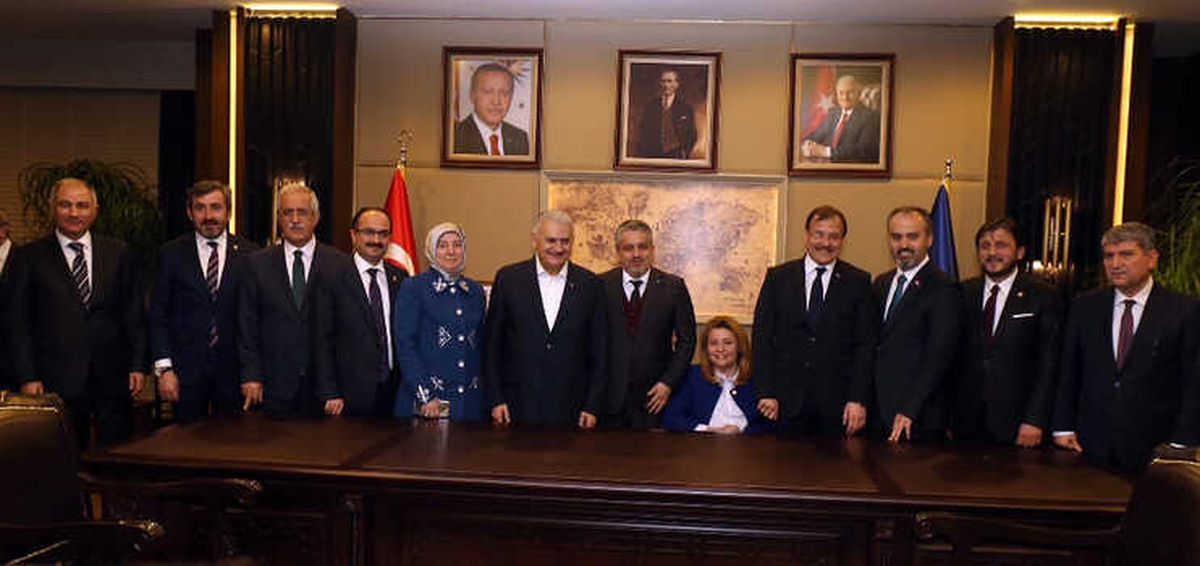 Başbakan Yıldırım\'dan Alinur Aktaş\'a Ziyaret