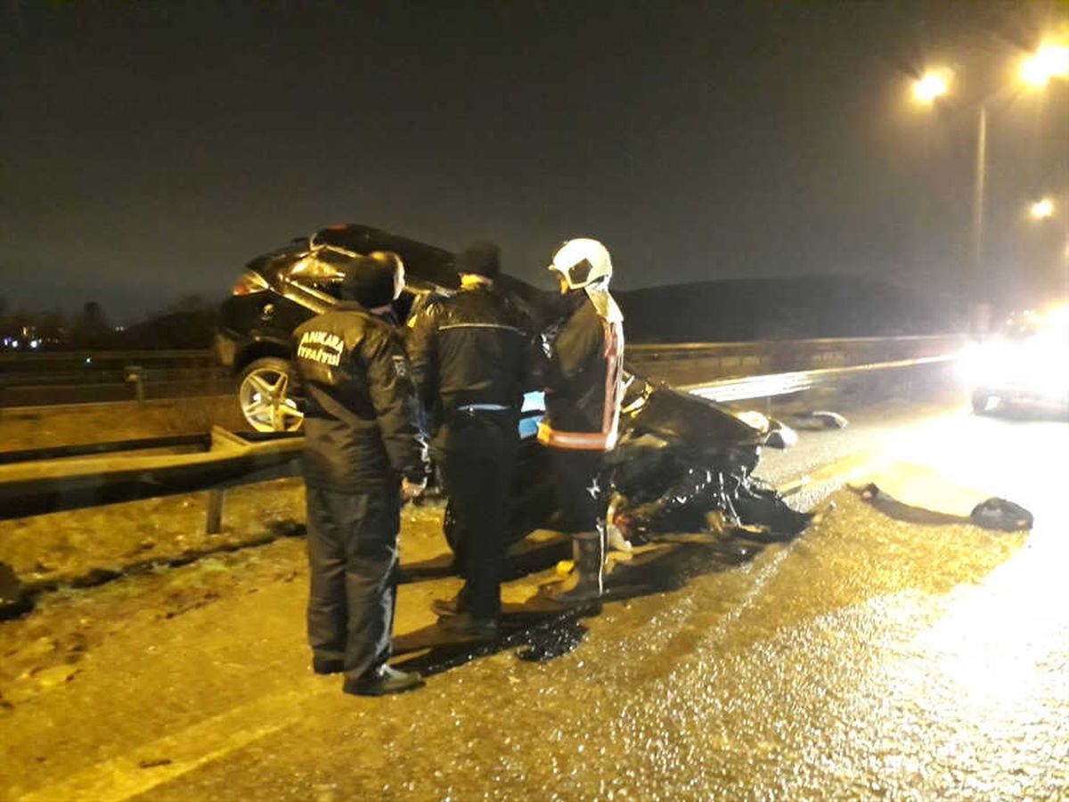Başkentte Trafik Kazası: 1 Ölü, 1 Yaralı