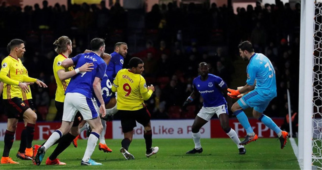 Cenk Tosun Son Dakikada Golü Kaçırdı, Everton Watford\'a 1-0 Yenildi