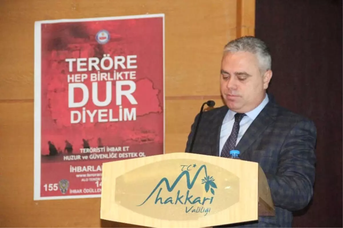 Hakkari\'de Teröre Hep Birlikte Dur Diyelim Semineri