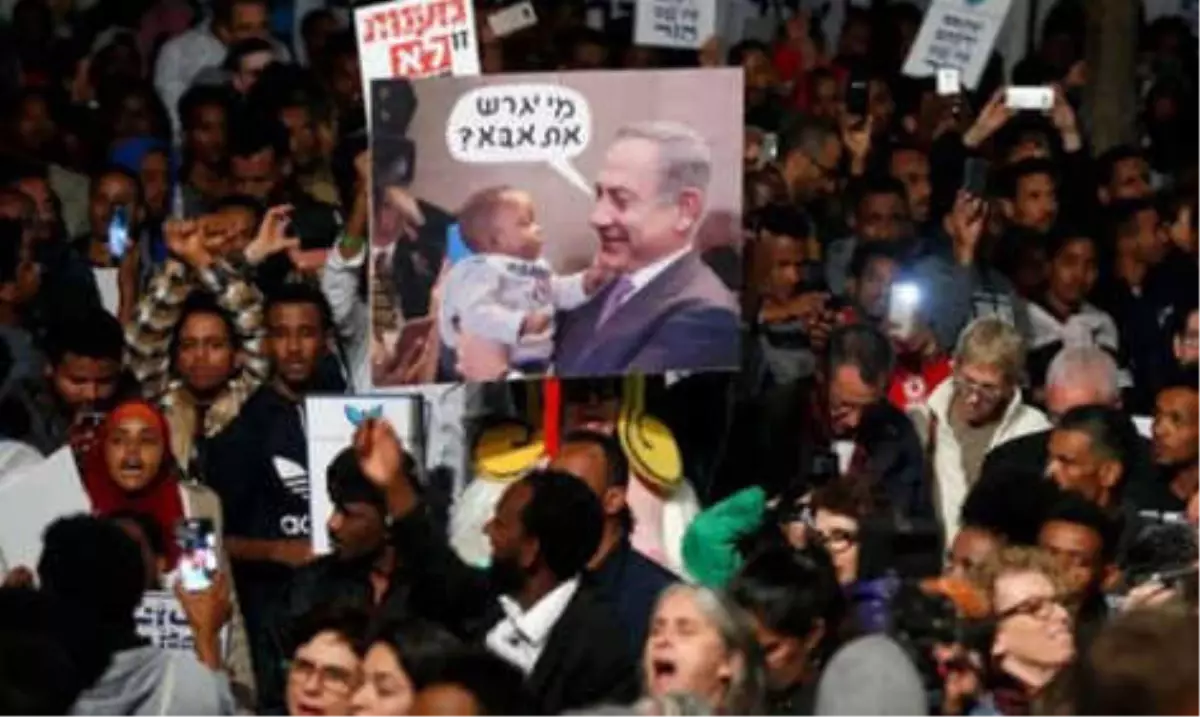 İsrailliler, Afrikalıları Sınır Dışı Planını Protesto Etti