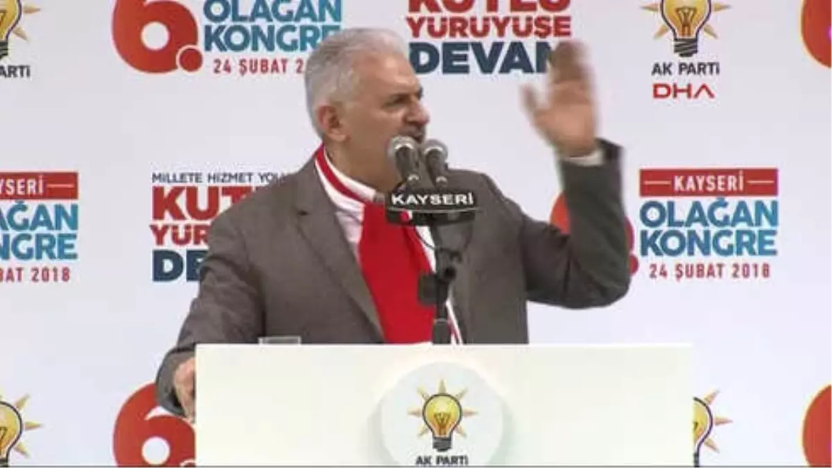 Kayseri Başbakan Binali Yıldırım AK Parti Kayseri 6. Olagan İl Kongresi\'nde Konuştu -2