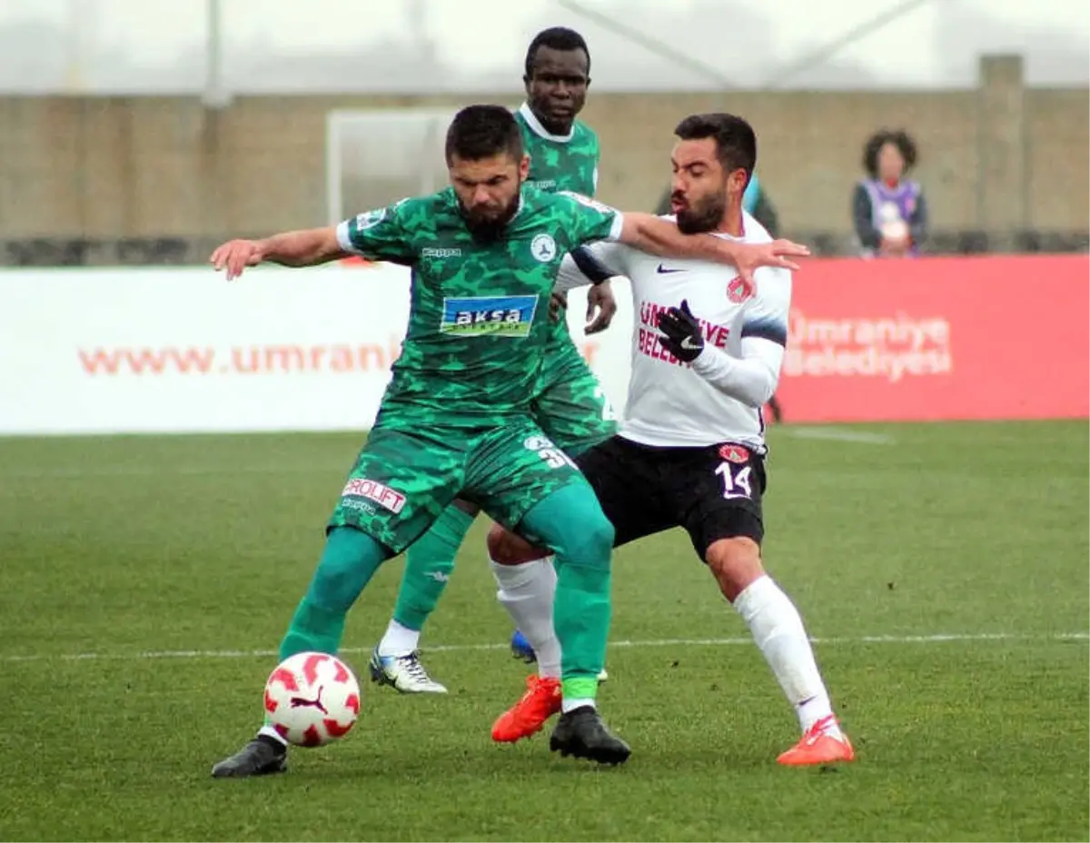 Spor Toto 1. Lig: Ümraniyespor: 1 - Akın Çorap Giresunspor: 0