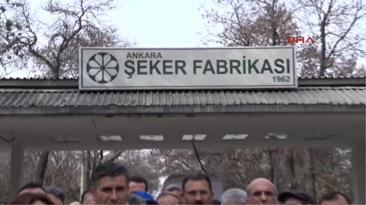 Ankara\'da Şeker Fabrikalarının Özelleştirilmesine Tepki