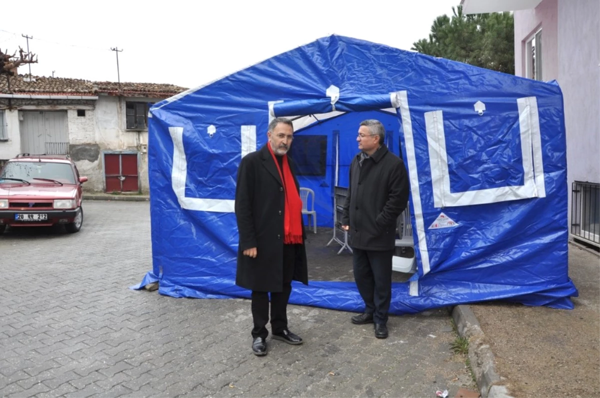 Buldan Belediyesi İlçede Taziye Çadırı Uygulaması Başlattı