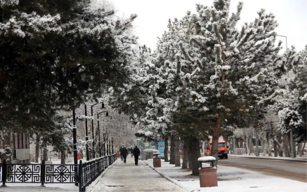 Erzurum Güne Karla Uyandı