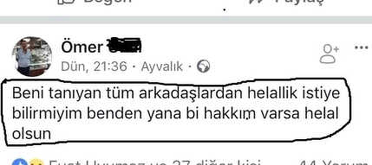 Sosyal Medyadan Veda Etti, Göğsünden Vurulmuş Olarak Bulundu