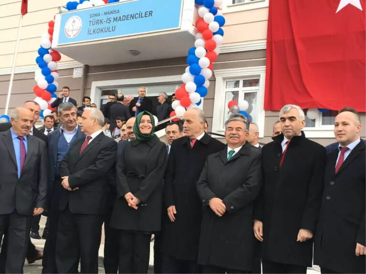 Bakanlar Maden Şehitleri İçin Soma\'da Okul Açtı